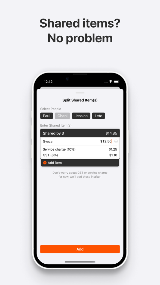 #4. Billbreak - Split group bills (iOS) 由: Chester How