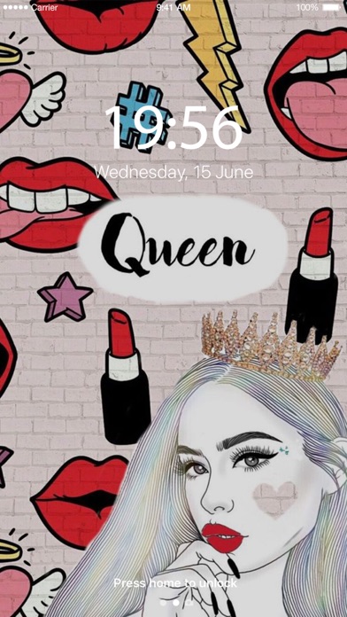 Screenshot #1 pour Cute Queen Wallpapers HD