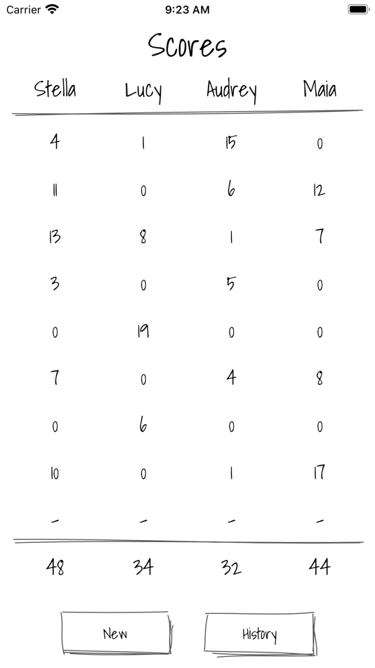 #3. Scoresheet (iOS) 由: Brian Kramer