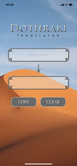Game screenshot The Dothraki Translator mod apk