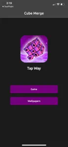 Tap Way Cube Puzzle Game screenshot #3 for iPhone