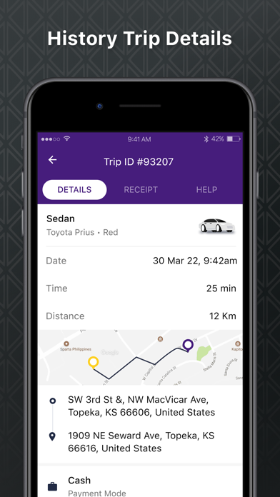 Trip - Rideshare Screenshot