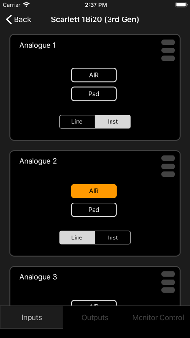 Screenshot #2 pour Focusrite Control