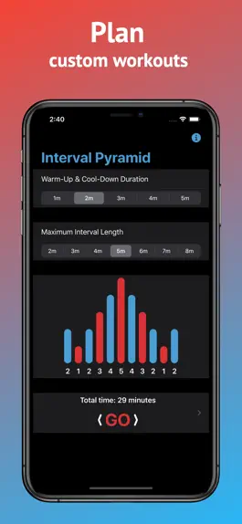 Game screenshot Workout Interval Pyramid mod apk