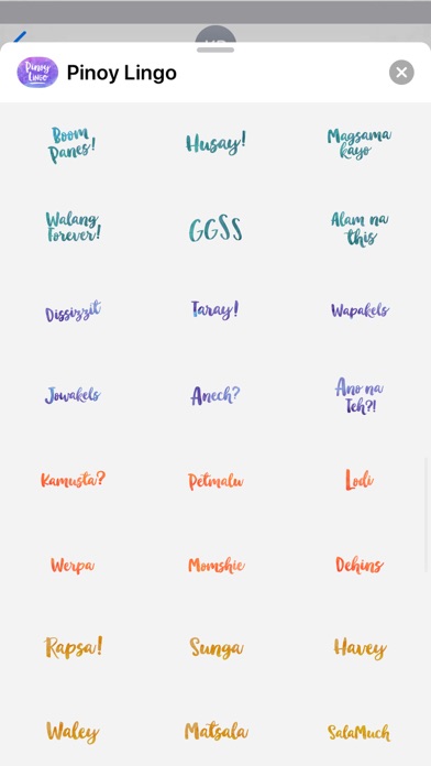 Pinoy Lingo for iMessageのおすすめ画像4