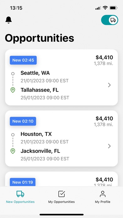 Everest Drivers App Screenshot