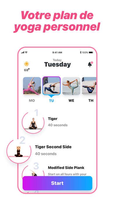 Screenshot #1 pour Yoga – postures et classes