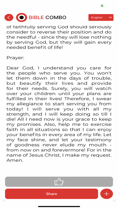 Bible Combo Devotion Screenshot