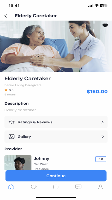 Homecare Customer Screenshot