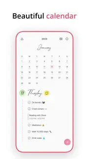 cute planner & agenda - floret iphone screenshot 3