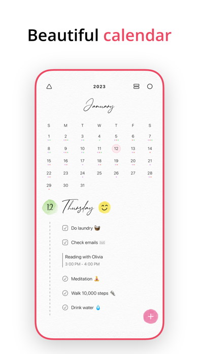 Cute Planner & Agenda - Floret Screenshot