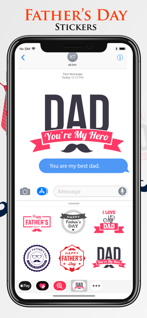 Fathers Day Sticker Pack(圖4)-速報App