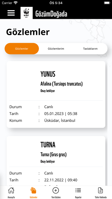 GözümDoğada Screenshot