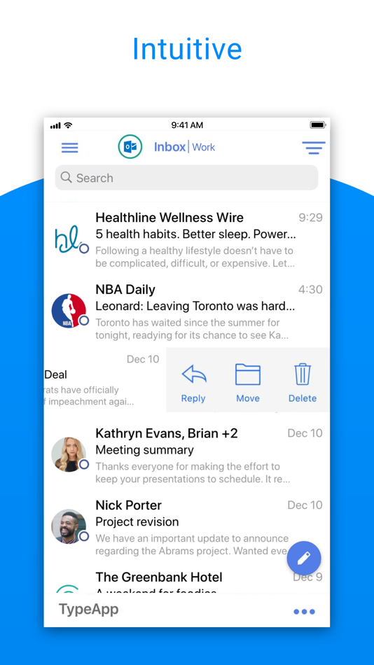 #5. TypeApp Email, Mail & Exchange (iOS) 由: Type App Inc