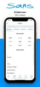 Sans-online.nl Merkkleding screenshot #2 for iPhone