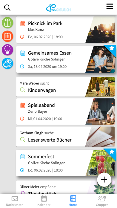 Golive Kirche Solingen Screenshot
