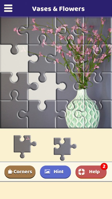 Vases & Flowers Puzzle Screenshot