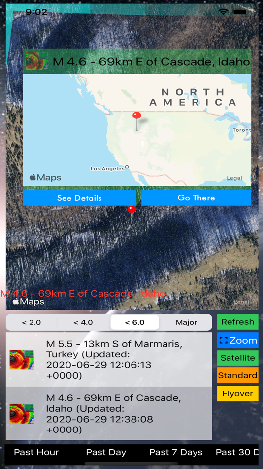 #8. Instant USGS Earthquake Lite (iOS) 由: Jufen Chang