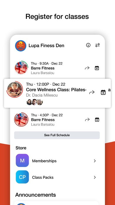 Lupa Fitness Den Screenshot