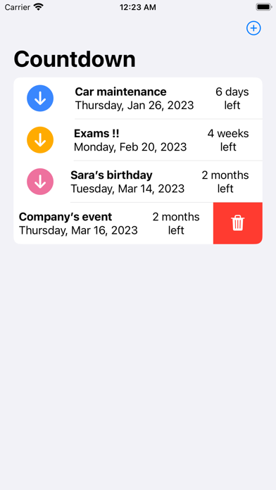 Countdown - كم باقي Screenshot