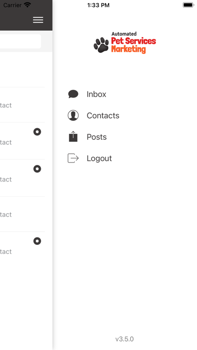 Pet Services Marketing Screenshot