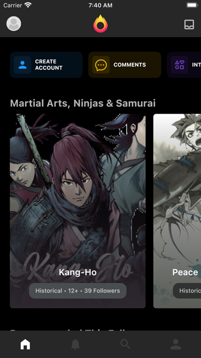 COMET — Manga, Webtoon, Manhua Screenshot