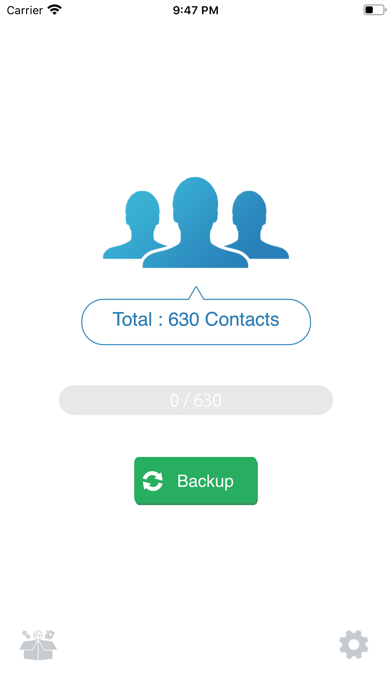 My Contacts Backup Pro Screenshot