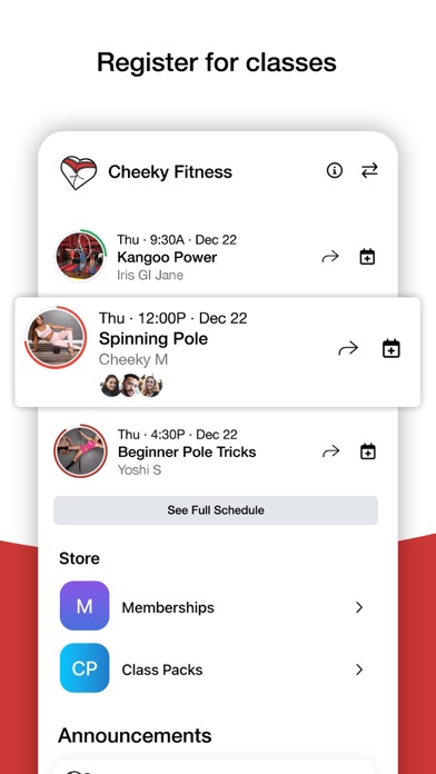 Cheeky Fitness Screenshot