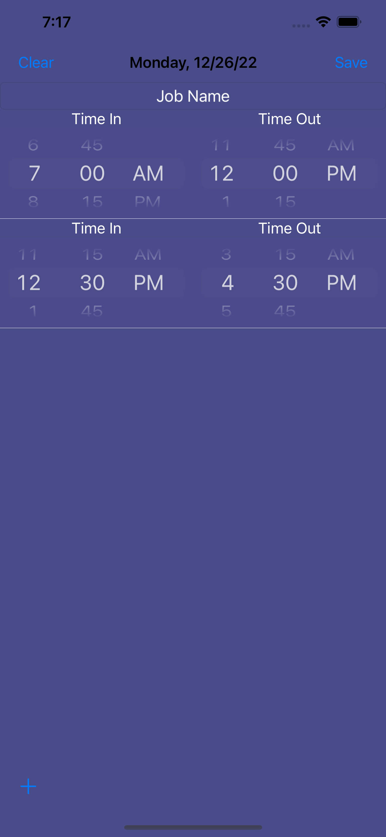 EDIT TimeCards