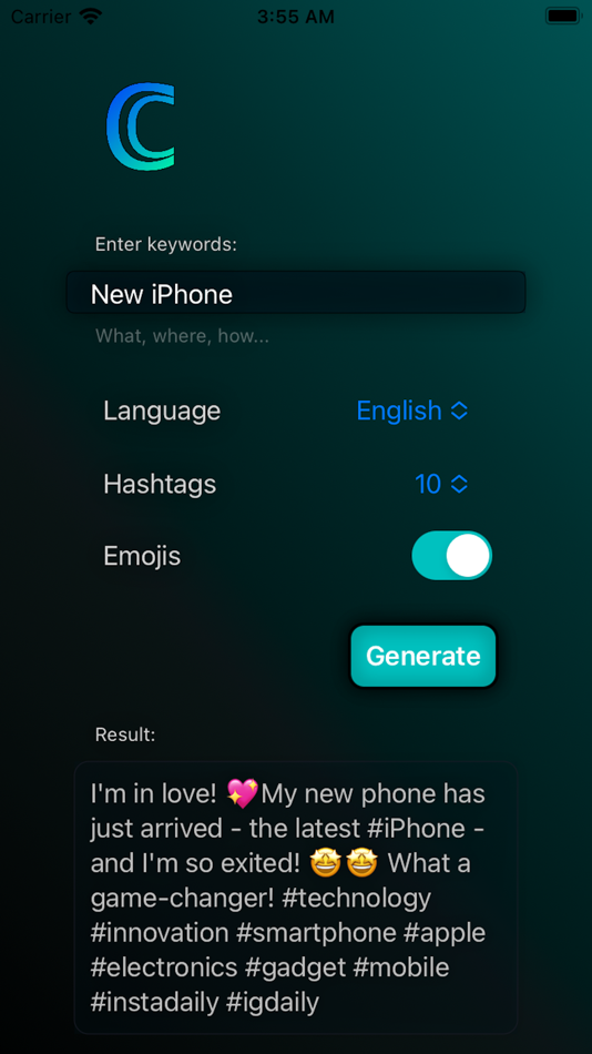 #5. CaptionCraft (iOS) By: Tomasz Lukaszyk