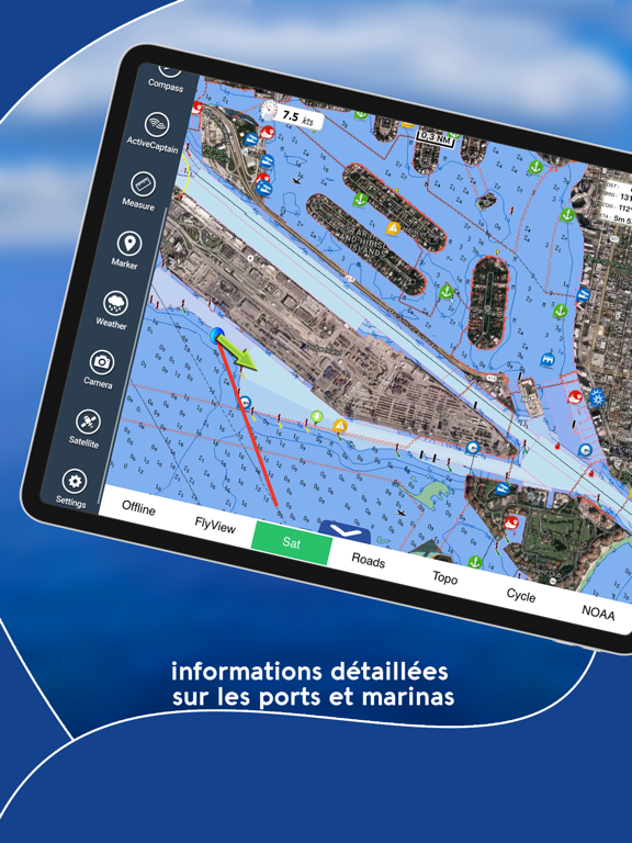 Screenshot #6 pour AIS Maps: Marine & Lake charts