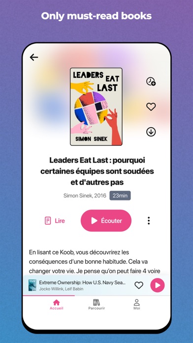 Koober : podcasts de livres Screenshot