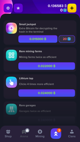 Bitcore: the Crypto idle game screenshot