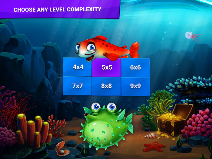 Fish Sudoku cute puzzle game