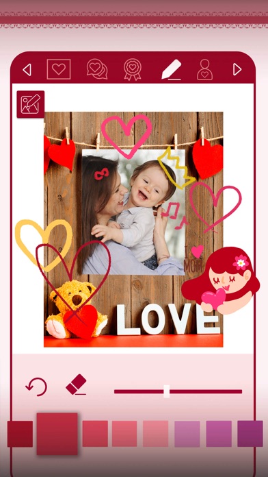 Romantic Love Photos Editor Screenshot