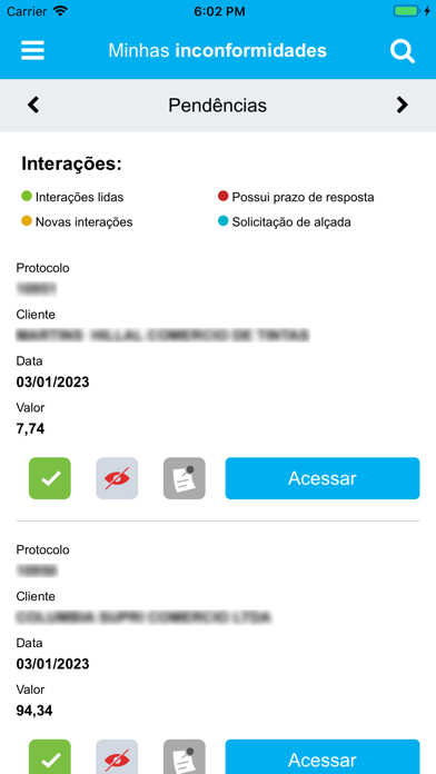 Inconformidade Atlas Screenshot