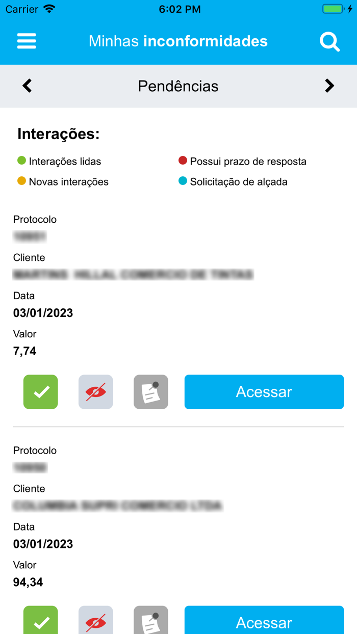 Inconformidade Atlas