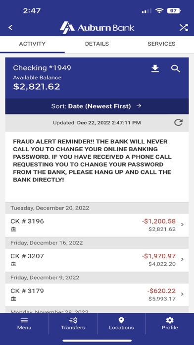 Auburn Banking Company Screenshot