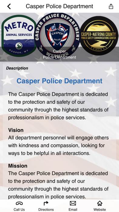 Casper Police Department Screenshot