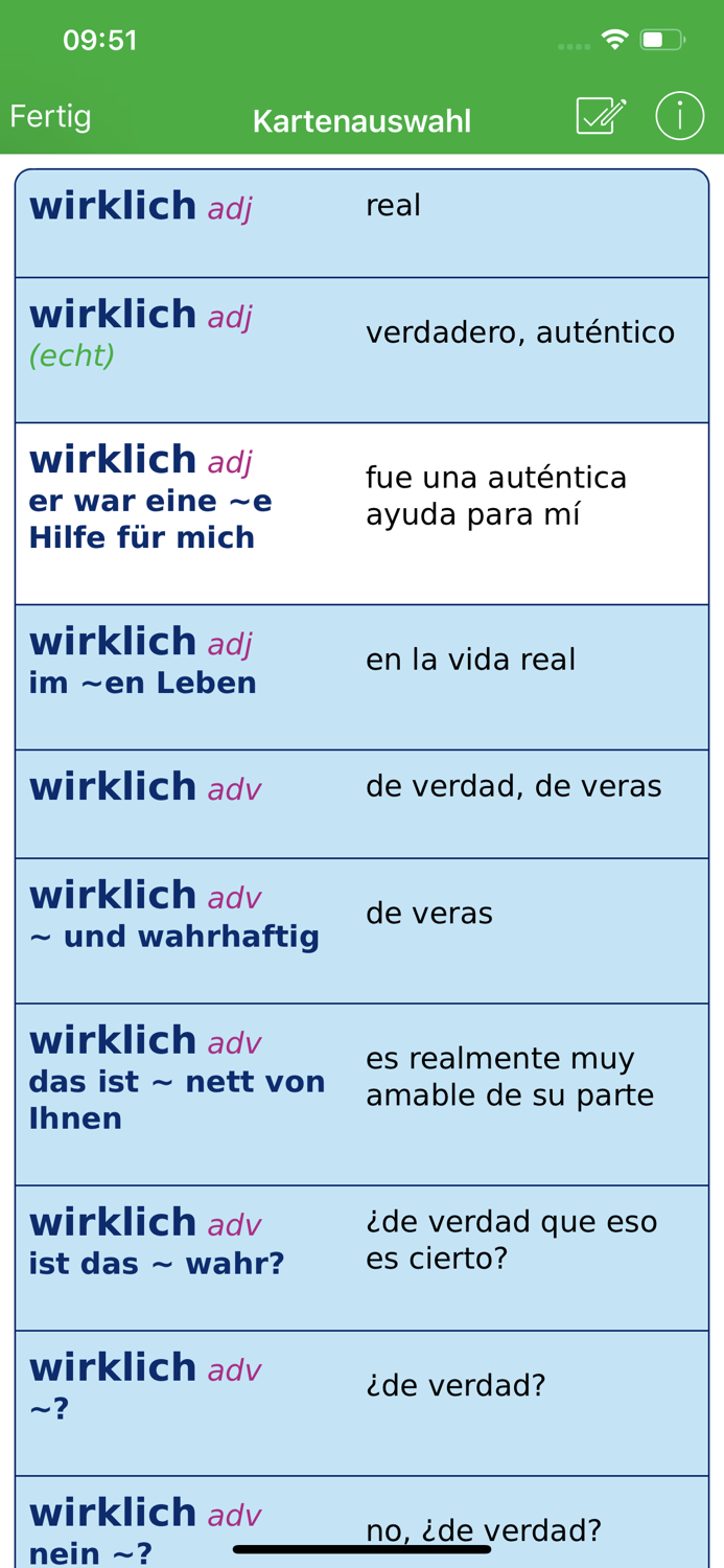 Wörterbuch Spanisch