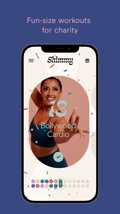Shimmy: Workouts for Good Screenshot