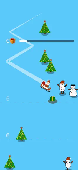 Game screenshot Santa Claus is Skiing to Town hack