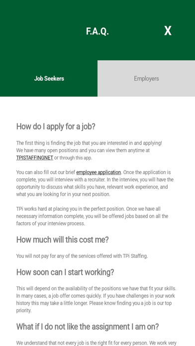 TPi Staffing Screenshot