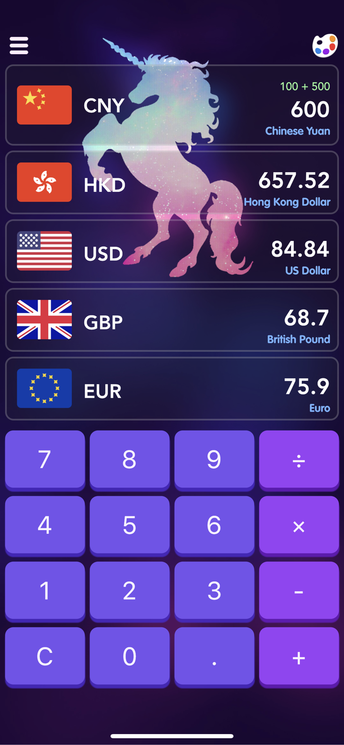 Color Currency Calculator