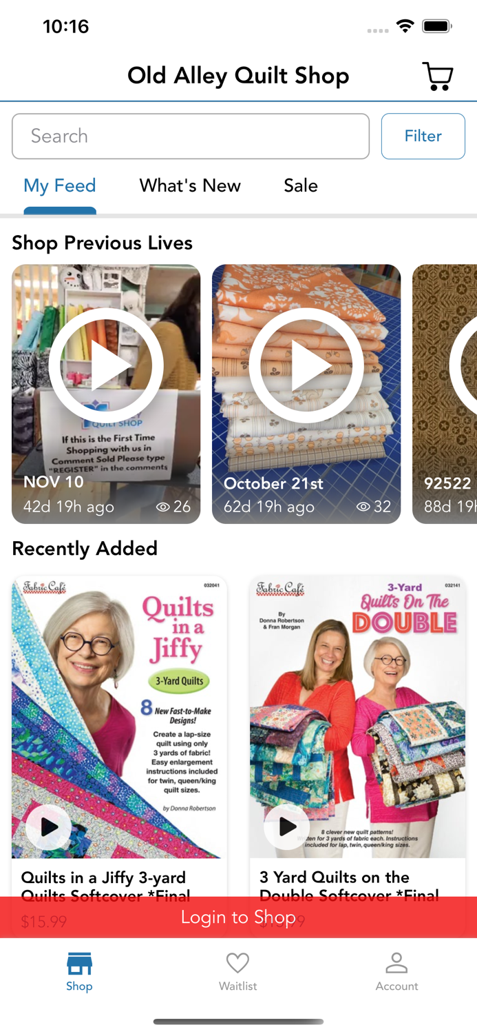 Old Alley Quilt Shop