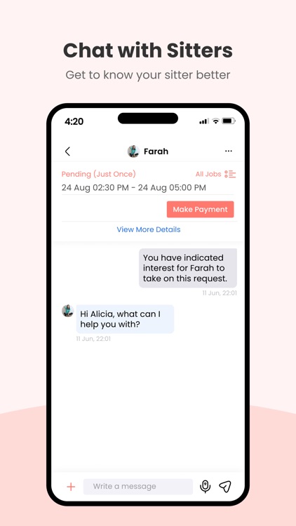 Aunty: Childcare On-demand screenshot-3