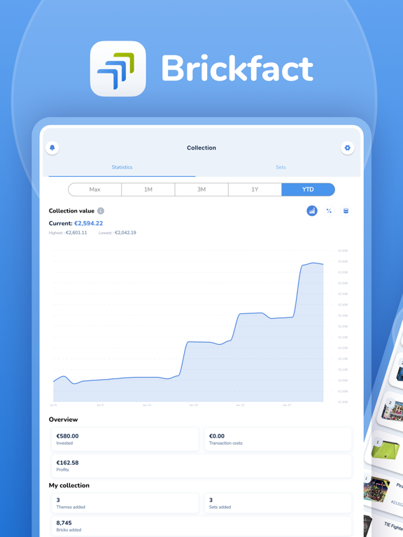 Brickfact iPad screenshot 1 - Shopping app