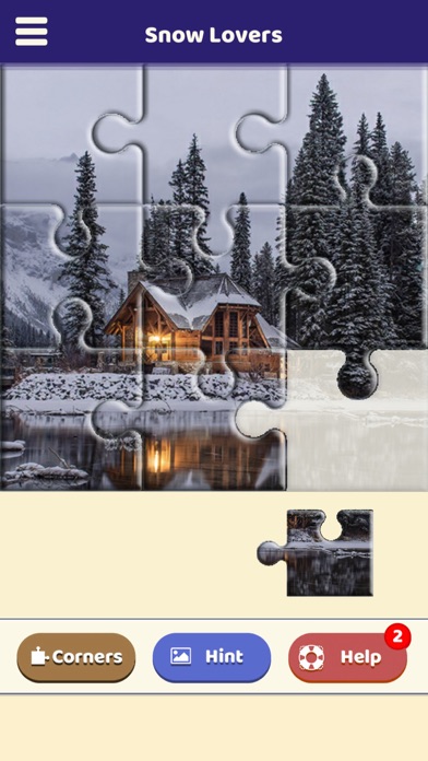 Screenshot #1 pour Snow Lovers Puzzle