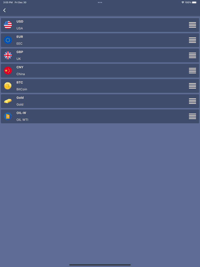 Currency Converter track mode