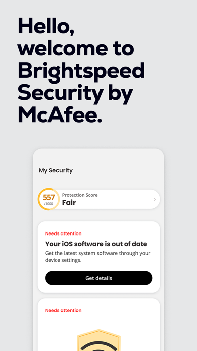 Brightspeed Security by McAfee Screenshot